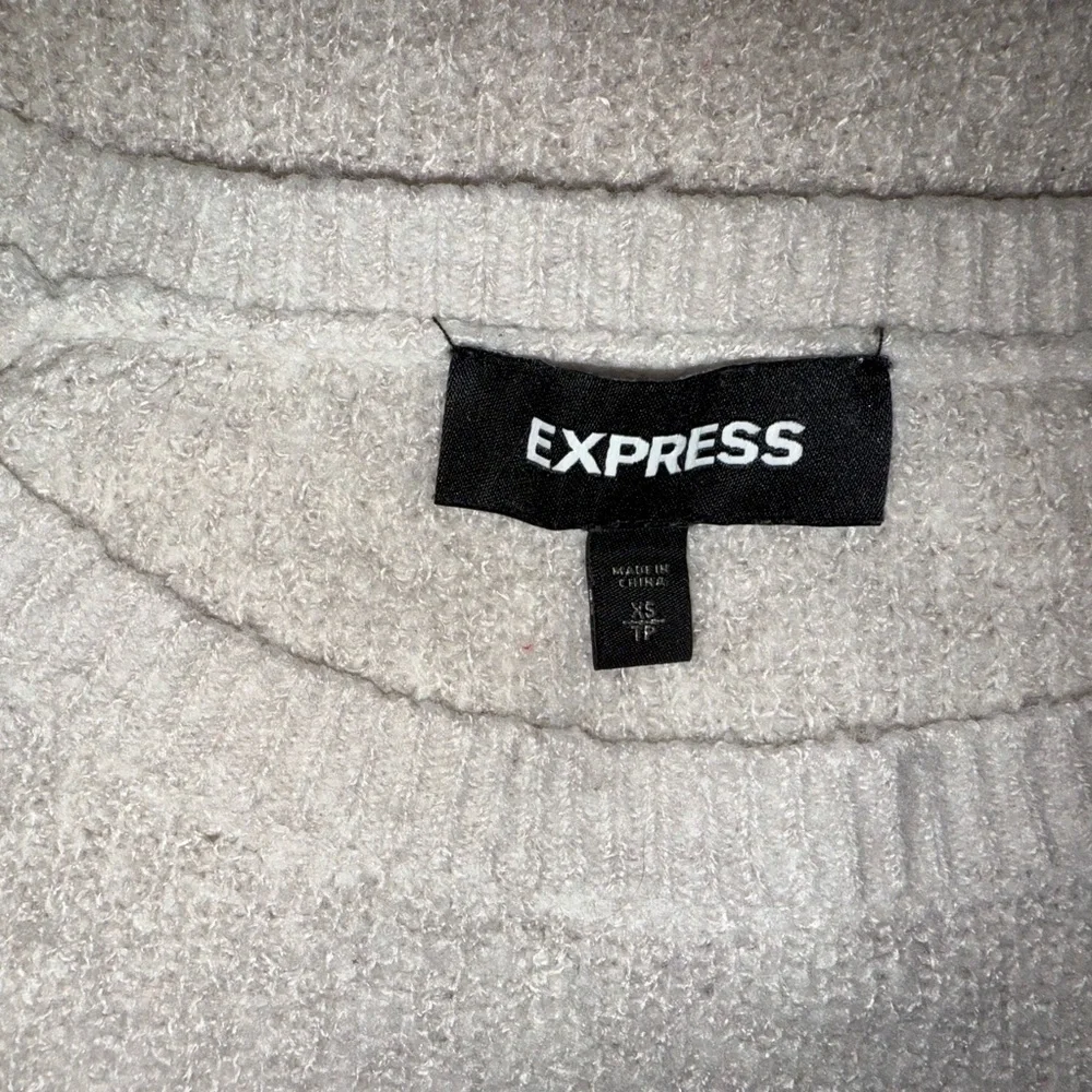 Express Soft Off White Sweater - Picture 4 of 5